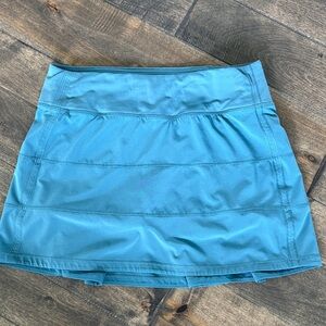 lululemon athletica Teal Mini Skirt